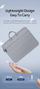 Çantë laptopi Dux Ducis LBTC, 14-15.4", me majë dore, gri e çelët