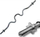 Shufër e përkulme fort EB Fit 120cm, diametër 28mm, krom