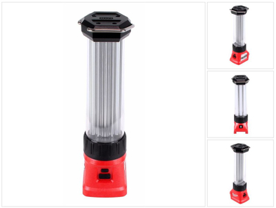 Llambë kampingu Milwaukee M18 LL-0, LED, 18V, e kuqe