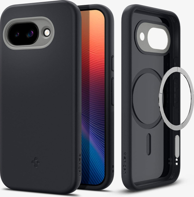 Заштитна футрола Spigen Nano Pop MagSafe за Google Pixel 9a, отпорна на удари, црна