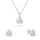 Set Varëse dhe vathë për femra Brilio Silver SET271W