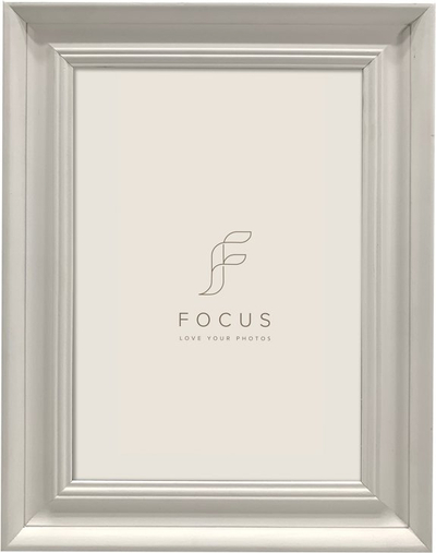 Kornizë foto Focus Lotus White, 30x40cm, dru pishe, e bardhë