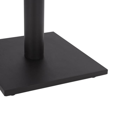 Bazë metalike e zezë mat 40×40×72 cm me rregullues (HM421.11), zezë