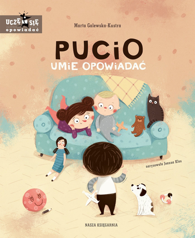 Libër për fëmijë Pucio Can Tell Stories, tregime ilustruara, ngjyra të gjalla