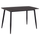 Tavolinë ngrënieje Raven HM9854.02, sipërfaqe qeramike black marble, 120x70x73 cm, e zezë