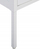 Vitrinë Beliani NASH, metal edhe xham, 90 cm, e bardhë