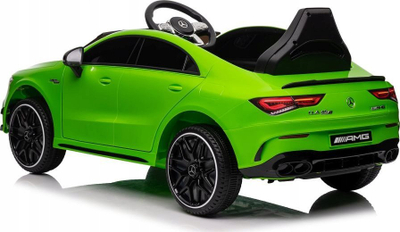 Електричен автомобил за деца Mercedes CLA 45s AMG, 4x4, со батерија, зелен