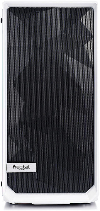 Kasë kompjuteri Fractal Design Meshify C, me xham, e bardhë