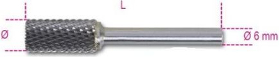 Ротирачка фреза Beta Tools 426MD OV9.5, карбидна, 9.5mm, трупец 6mm