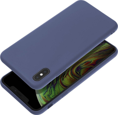 Заштитна маска Matt Case за iPhone XS Max, TPU, мат, сина