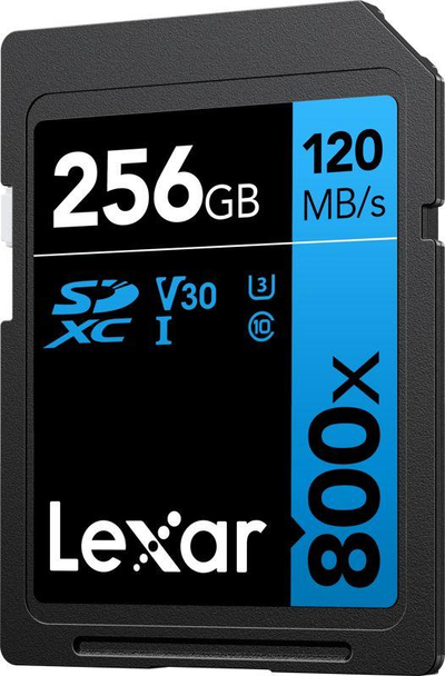 Kartë memorje Lexar Professional 800x SDXC, 256GB, 120MB/s, UHS-I U3 V30