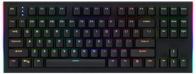 Tastierë mekanike Hator Gravity X TKL HTK550US, RGB, ANSI EN, portokalli e zezë