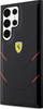 Kllëf telefoni Ferrari Hot Stamp për Samsung Galaxy S23 Ultra, polycarbonate TPU, mbrojtje kundër goditjeve, i zi