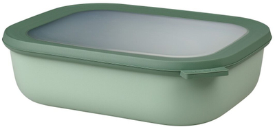 Enë drejtkëndore Mepal Cirqula, 2000 ml, plastikë, jade