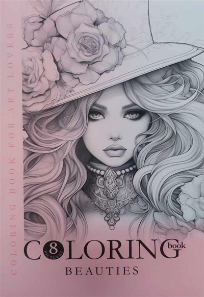 Libër ngjyrosjeje Creative Coloring Book A4 Hat Fresh, format A4, 8 ilustrime, shumëngjyrësh