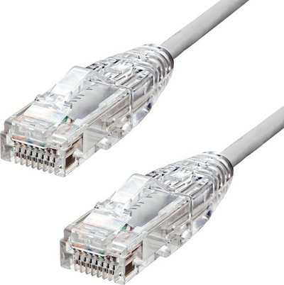 Kabllo rrjeti ProXtend Ultra Slim CAT6A, 3m, LSZH, gri