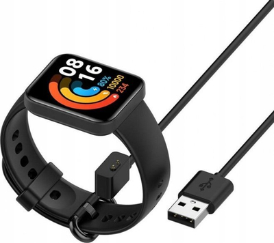 Kabllo karikimi Xiaomi Magnetic, me magnet për orë të mençme, USB, e zezë