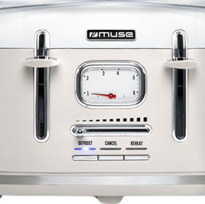 Тостер MUSE MS-131 SC, 4 парчиња, 4 отвори, сребрена боја