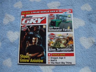 Revistë me DVD Komputer Świat GRY nr 3/2011, lojëra PC, shumë tituj, shumëngjyrëshe