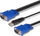 Kabllo KVM dhe USB Lindy, 3m, VGA 1920x1200, e zezë