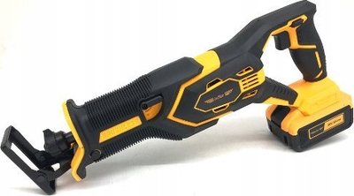 Sharë reciproke me bateri Adler AKU-3000P, 20V 4Ah, brushless, e verdhë me të zezë