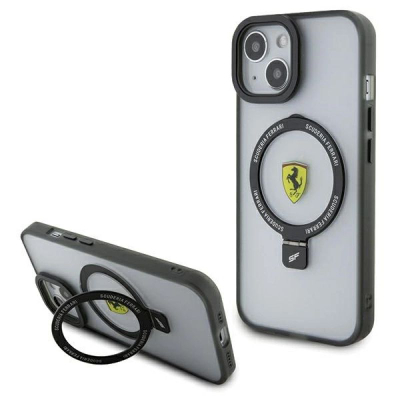 Kollf iPhone Ferrari Ring Stand, MagSafe, iPhone 15 Plus 14 Plus, transparent