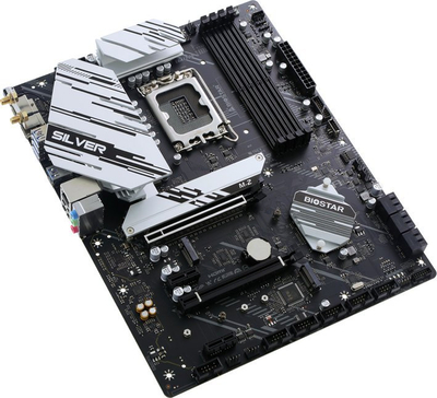 Pllakë amë Biostar Z790A-SILVER, Intel Z790, LGA 1700, ATX, e zezë me argjend