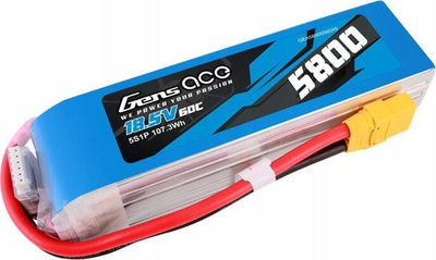 Bateri LiPo Gens Ace 5S1P, 5800mAh, 18.5V 60C, prizë XT90