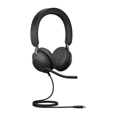 Kufje Jabra Evolve2 40 SE, USB C, stereo, të zeza