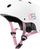 Helmet biçiklete Cariboo Children, madhësia S 48-52 cm, 11 vrima ajrimi, e bardhë me rozë