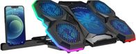 Bazë ftohëse për laptop Rampage AD-RC14 X-RANGER, 9-17", RGB, e zezë