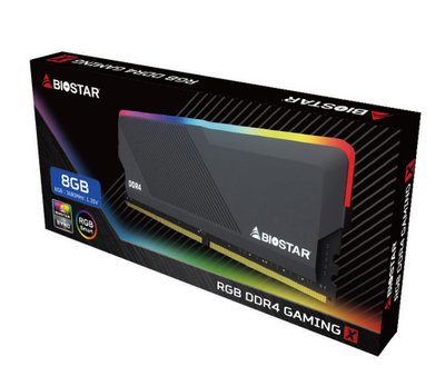 RAM RGB GAMING-X për loja, 8GB, DDR4, 3600MHz, CL18, e zezë