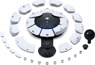 Kontroller Sony Access PlayStation 5, wireless / me kabllo, i bardhë / i zi