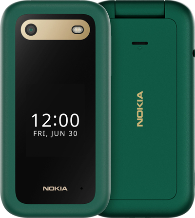 Telefoni Nokia 2660 Flip, 4G, Dual SIM, jeshile