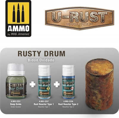 Раствор за 'рѓа Ammo U-Rust Rust Reactor Type 1, 15ml, проѕирен