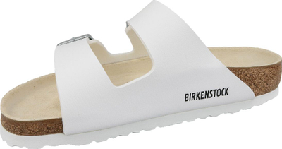 Sandale për gra Birkenstock Arizona Birko Flor, madhësia 43, të bardha