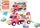 Set lodrash Lean Toys Double Decker Transport Cars, 5 në 1, me drita dhe tinguj, rozë me të bardhë
