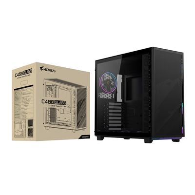 Kasë GIGABYTE AORUS C400 GLASS, Midi Tower, e zezë