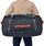 Çantë udhëtimi Patagonia Black Hole Duffel 100L, beze e fortë, me rripa shpine, gri e errët