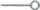 Vidë unaze Fischer 81269, 12x300mm, set 25 copë, metal