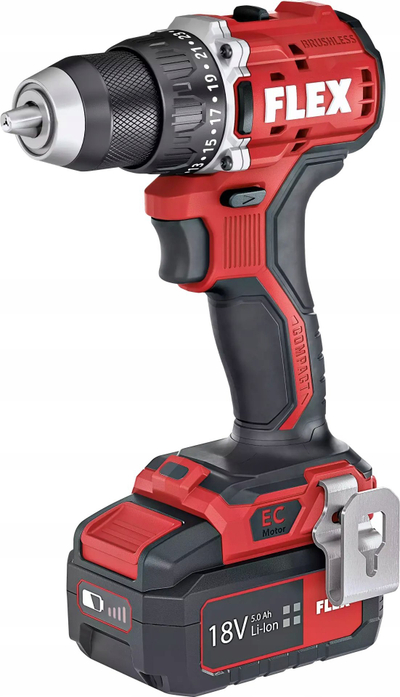 Stërvitëse kaçavidë pa kabllo Flex 530531, 18V, Li-Ion, e kuqe