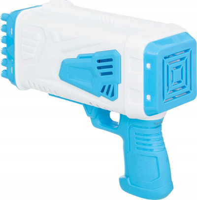 Makina për flluska sapuni BeToys, plastike, 19.5 x 8.5 x 16 cm, blu