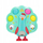Lodër shqisore BAM BAM Sensory Paw, 20x25x6 cm, shumëngjyrëshe