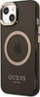 Mbështjellës telefoni Guess GUHMP13MHTCMK, për iPhone 13 6.1", MagSafe, i zi transparent