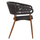 Kolltuk alumini Eulo 55,5x63,5x78Hcm (HM5783.11), kaftë/ gri