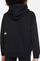 Bluzë me kapuç Nike Sportswear Junior, fleece, oversize, e zezë