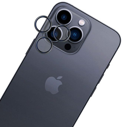 Mbrojtës camere 3mk Lens Protection Pro, për iPhone 16 Pro 16 Pro Max, 9H, i zi