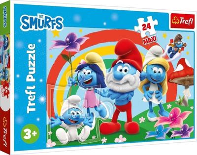 Puzzle Trefl Smurf Day XXL, 24 copa, shumëngjyrësh