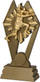 Figurinë volejbolli RP3019, 17.5cm, nga rrëshirë dekorative, bojë e artë
