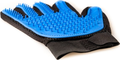 Dorezë furçe Petcare Grooming Glove, për mace dhe qen, univerzale, blu